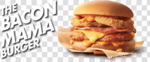Bacon Mama Burger   Red Rooster Bacon Mama  HD Png Download