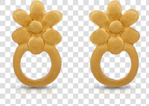 Pretty Floral Gold Earrings   Earrings  HD Png Download