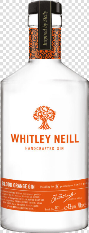 Whitley Neill Blood Orange Gin  HD Png Download