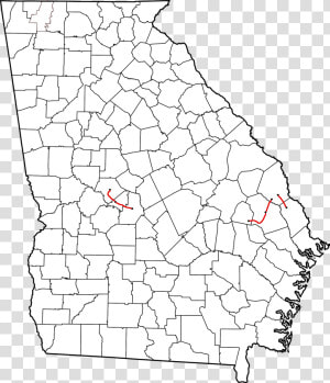 Georgia Midland Railroad Route Map   Dahlonega Ga On Map  HD Png Download