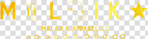 Malaika newlogo Gold And Tp Bg   Tan  HD Png Download