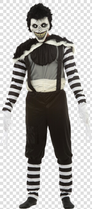 25290   Black And White Jail Suit  HD Png Download
