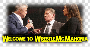 Welcome To Wrestlemcmahonia   Shane Mcmahon Vince Mcmahon  HD Png Download