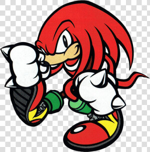 Latest Drawing Amazing 3d Art   Knuckles Sonic 3d Blast  HD Png Download