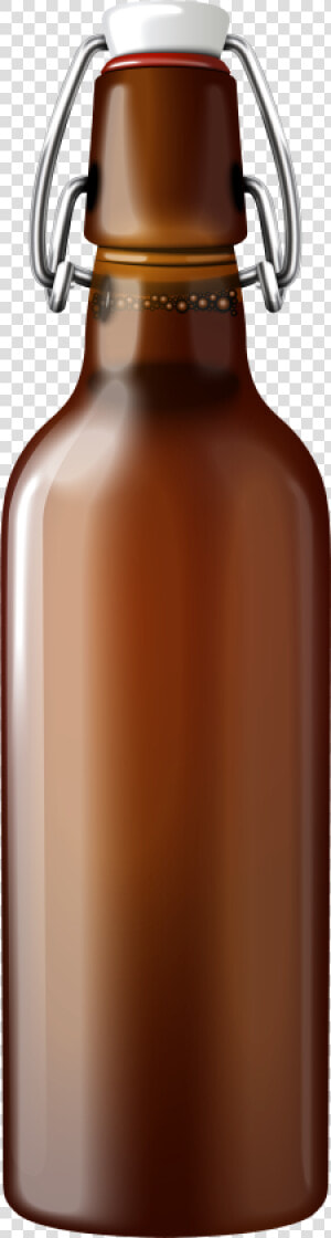 Beer Bottle Png Clipart   Brown Beer Bottle Png  Transparent Png