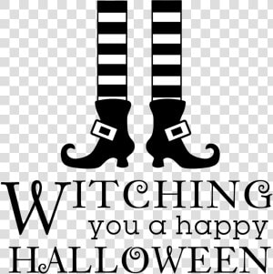 Witch Happy Halloween Stamp   Witching You A Happy Halloween  HD Png Download