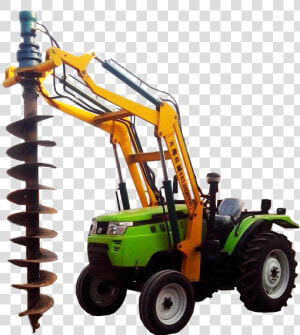 Tractor Piling Machine  HD Png Download