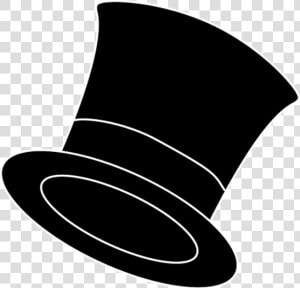 Top Hat Outline Clipart   Top Hat Silhouette Png  Transparent Png