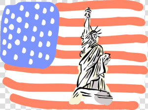 Vector Illustration Of Statue Of Liberty Colossal Neoclassical   Estatua Da Liberdade Em Jpeg  HD Png Download