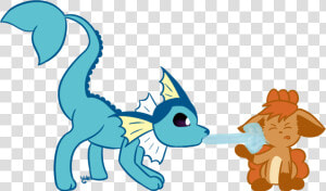 Pokemon Vulpix I Vaporeon  HD Png Download
