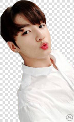 Bts Jungkook Selcaremixit Freetoedit   Jungkook With A Puppy  HD Png Download