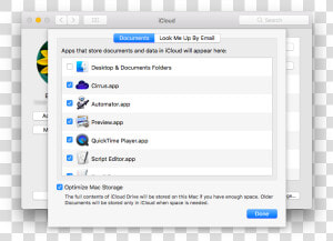 Optimizestore01   Icloud Desktop And Documents  HD Png Download
