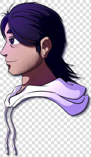 Chin Drawing Side View Transparent Png Clipart Free   Digital Side Portraits  Png Download