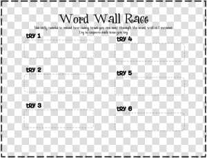 Word Wall Activities First Grade  HD Png Download