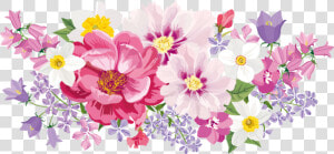 Flower Floral Design Clip Art   Clip Art Elegant Flowers  HD Png Download