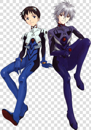 Kaworu And Shinji  HD Png Download