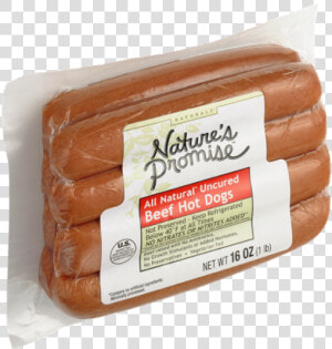 Nature  39 s Promise Free From Beef Hot Dogs Uncured 8  HD Png Download