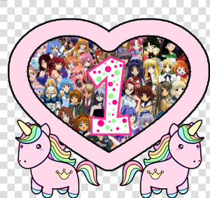 Applicable Pun Rainbow Hair Cute Unicorn With Crown   Law Of Ueki All Characters  HD Png Download