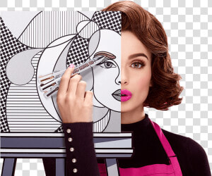 Model Vector Makeup   Art Of The Brow Benefit  HD Png Download