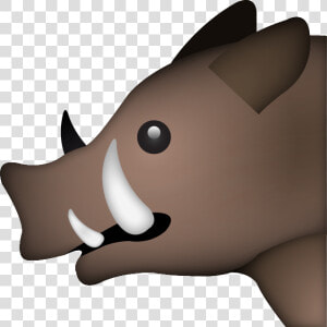 Strong Emoji Png   Emoji Boar Png  Transparent Png