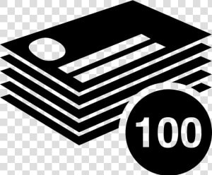 100 Business Cards Stack   Card Print Png Icons  Transparent Png