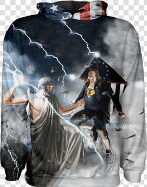 Ben Franklin Vs Zeus  HD Png Download