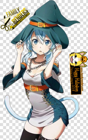 Render Sinon Bruja Halloween   Sinon Sao Shino Asada Art  HD Png Download