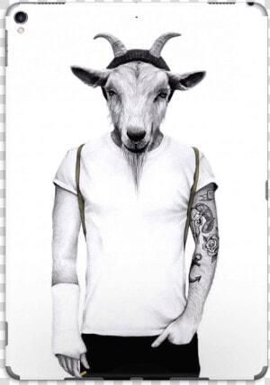 Hipster Goat Skin Ipad Pro   Hipster Goat  HD Png Download