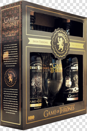 Brewery Ommegang Re releases Iron Throne Blonde Ale   Ommegang Game Of Thrones Gift Pack  HD Png Download