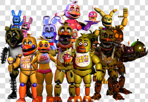 Funtime Chica And Bonnet  HD Png Download