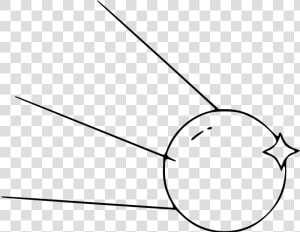 Sputnik Zemli   Line Art  HD Png Download