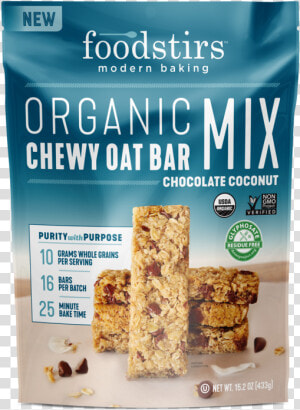 Foodstirs Chewy Oat Bar Mix  HD Png Download