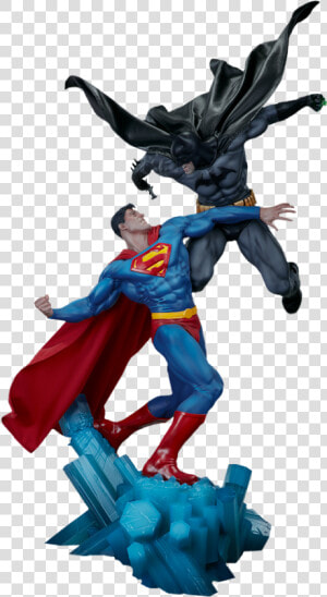 Justice League Batman Vs Superman 24 Diorama Statue   Sideshow Collectibles Batman Vs Superman Diorama  HD Png Download