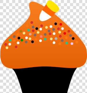 Cupcake Clipart September   Candy Corn Halloween Clipart  HD Png Download