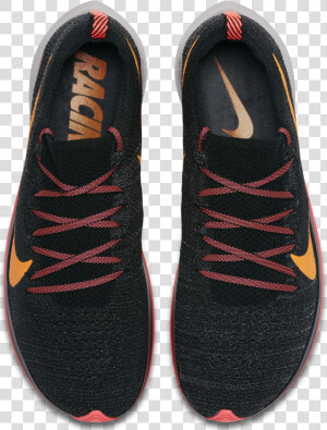 Nike Zoom Fly Flyknit Black Flash Crimson  HD Png Download