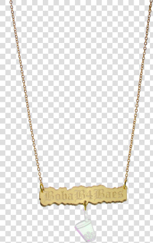 Boba B4 Baes Necklace   Necklace  HD Png Download