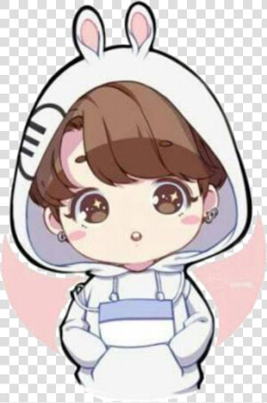 Bts Bangtanboys Kookie Chibijungkook  HD Png Download
