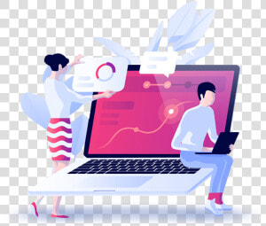 E Commerce Editorial Illustration  HD Png Download