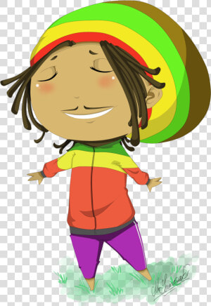 Transparent Ska Clipart   Bob Marley Cartoon  HD Png Download