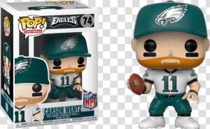 Carson Wentz Funko Pop  HD Png Download