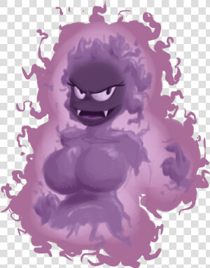 Gastly   Illustration  HD Png Download