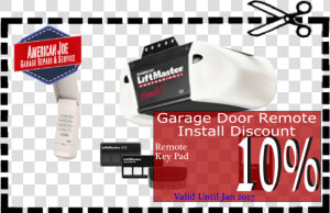 Garage Door Parts   Coupons  HD Png Download