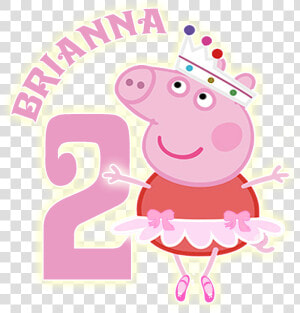 Ballerine Clipart Peppa Pig   Peppa Pig Ballet  HD Png Download