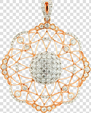 Ethnic Filigree Diamond Pendant   Locket  HD Png Download
