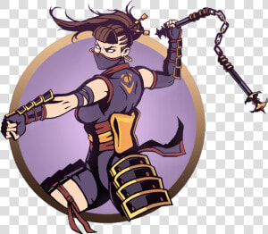 Image Girl Nunchaku Png Shadow Fight Wiki   Shadow Fight 2 Hot  Transparent Png
