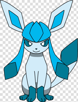 Sitting Png By Proteusiii   Pokemon Glaceon Png  Transparent Png