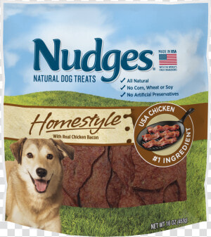 Nudges Homestyle Chicken And Bacon Dog Treats  16 Oz  HD Png Download
