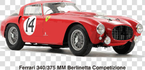 Ferrari 340 375 Mm Berlinetta Competizione  Year 1953   1953 Ferrari 340 Mm  HD Png Download
