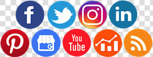 Social Media Icons   Social Media Platforms Logos  HD Png Download