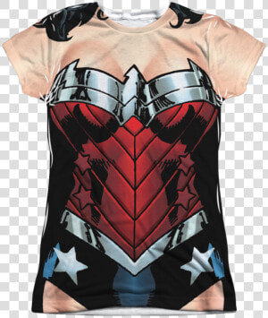 Wonder Woman Costume T shirt   Wonder Woman T Shirt Womens  HD Png Download